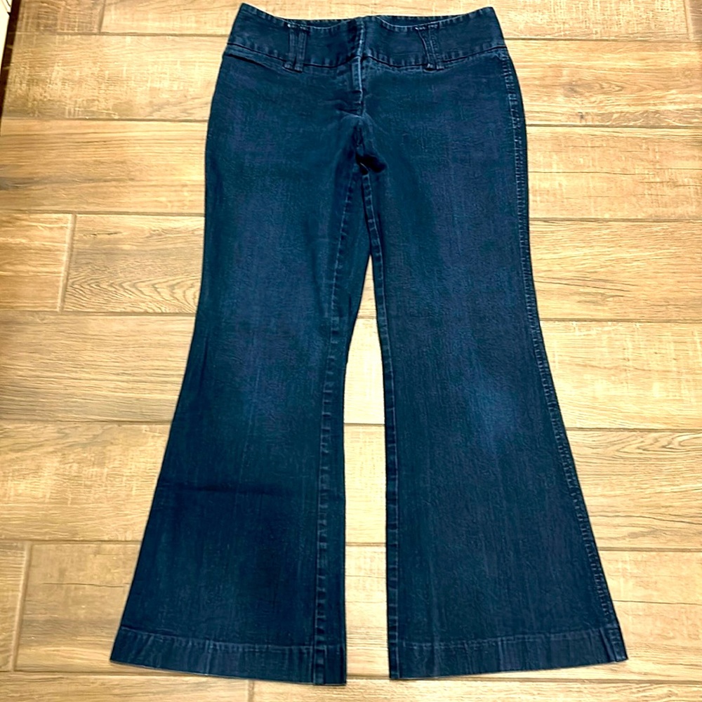INC Denim Wide Leg Flare Jeans